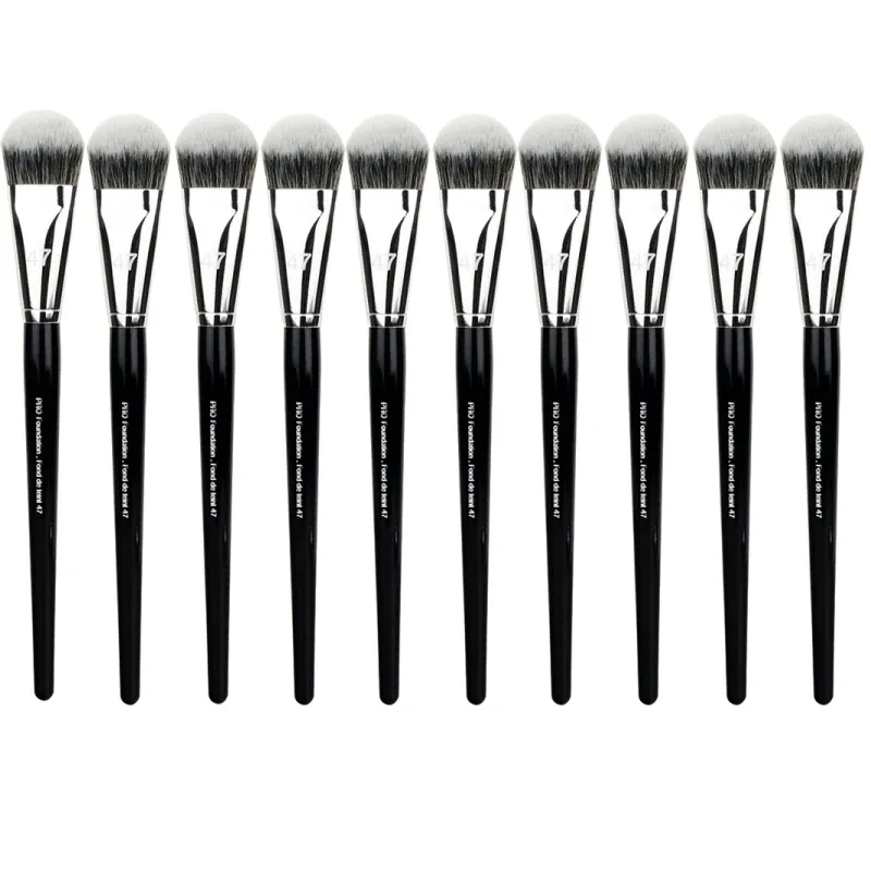 1-10 pçs pro fundação escova 47 cabeça de vassoura profissional base líquida creme corretivo pincéis feminino rosto base ferramentas de maquiagem