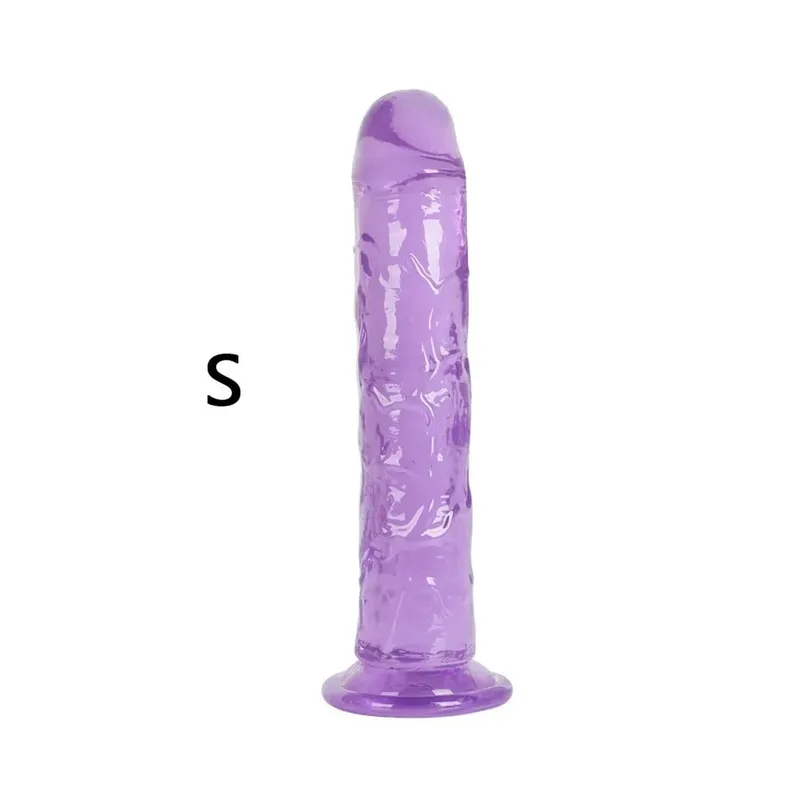 KWD Erotic Soft Jelly Dildo Anal Butt Plug Realistic Strong Suction Cup Adult Toys G-spot Orgasm Big Penis Sex Toys For Woman