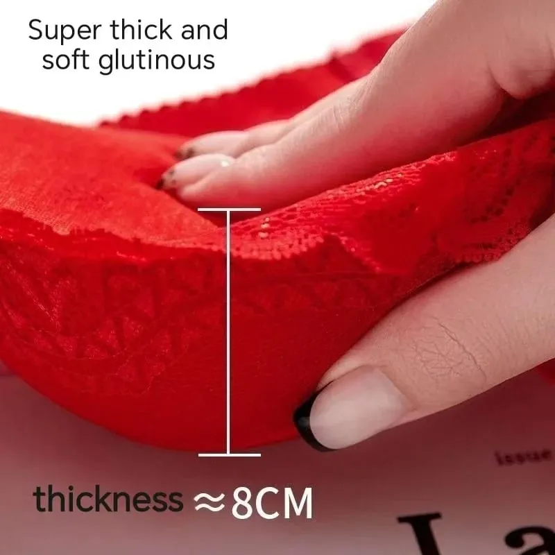 Sutiã push up extremo de 8 cm para peito plano, lingerie ultra acolchoada sem fio cria decote — image 5