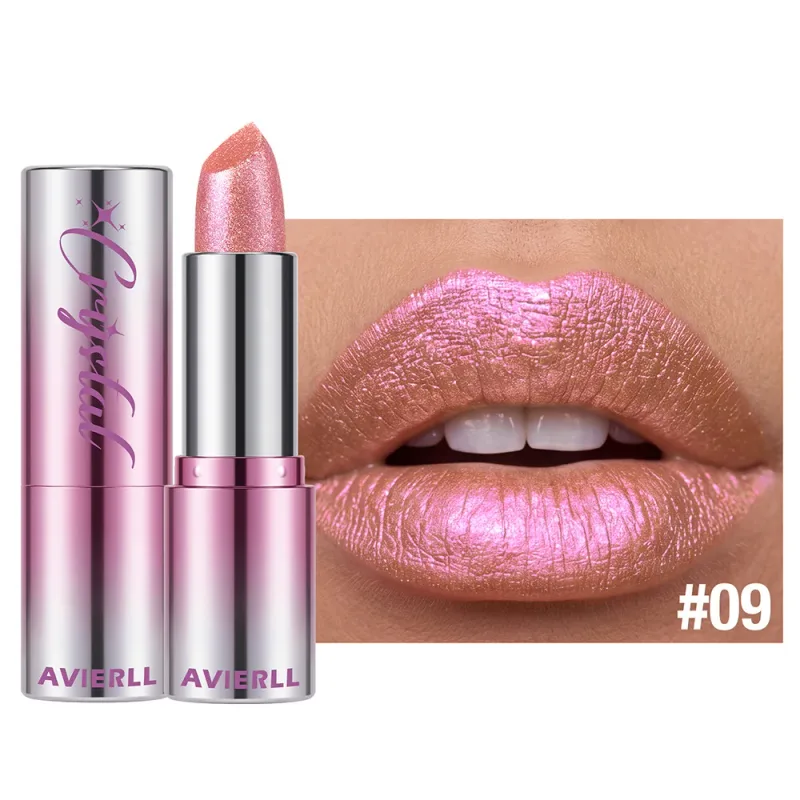 6 Color Polarised Shimmer Lipstick Metallic Pearlescent Pink Glitter Lipstick Waterproof Lasting Lip Tint Women Cosmetics Makeup — image 8