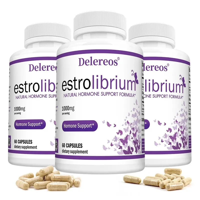 1000 mg de suporte hormonal - suplementos à menopausa para mulheres - apoia o equilíbrio hormonal natural, conforto e bem-estar mensal