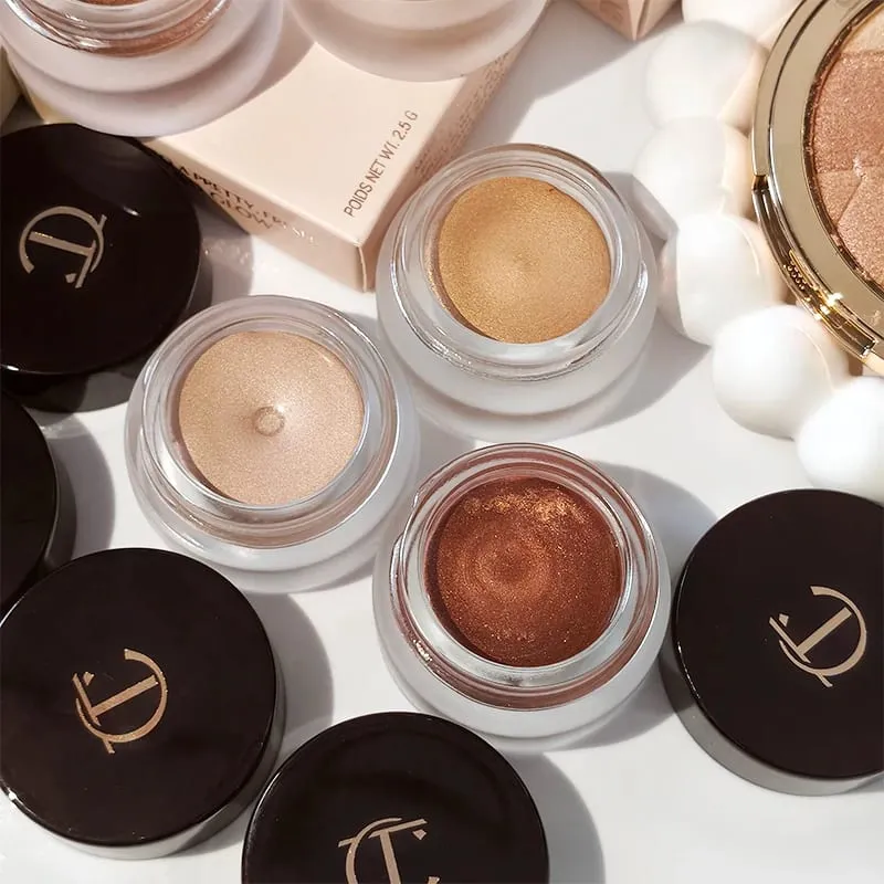 Charlotte Highgloss Repairing Gemstone Disc 7g & Multicolored Eye Shadow Cream Nature Easy To Color Tilbury Foundation Cosmetics