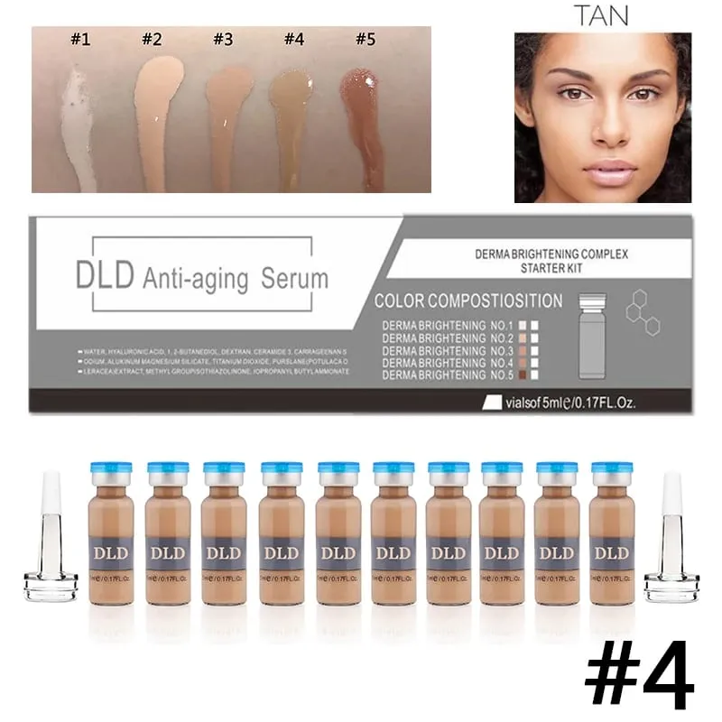 10 Vials Korea BB Cream Glow Essence Beginner Starter Kit Niacinamide Moisturizing Foundation Cream Facial Skin Care