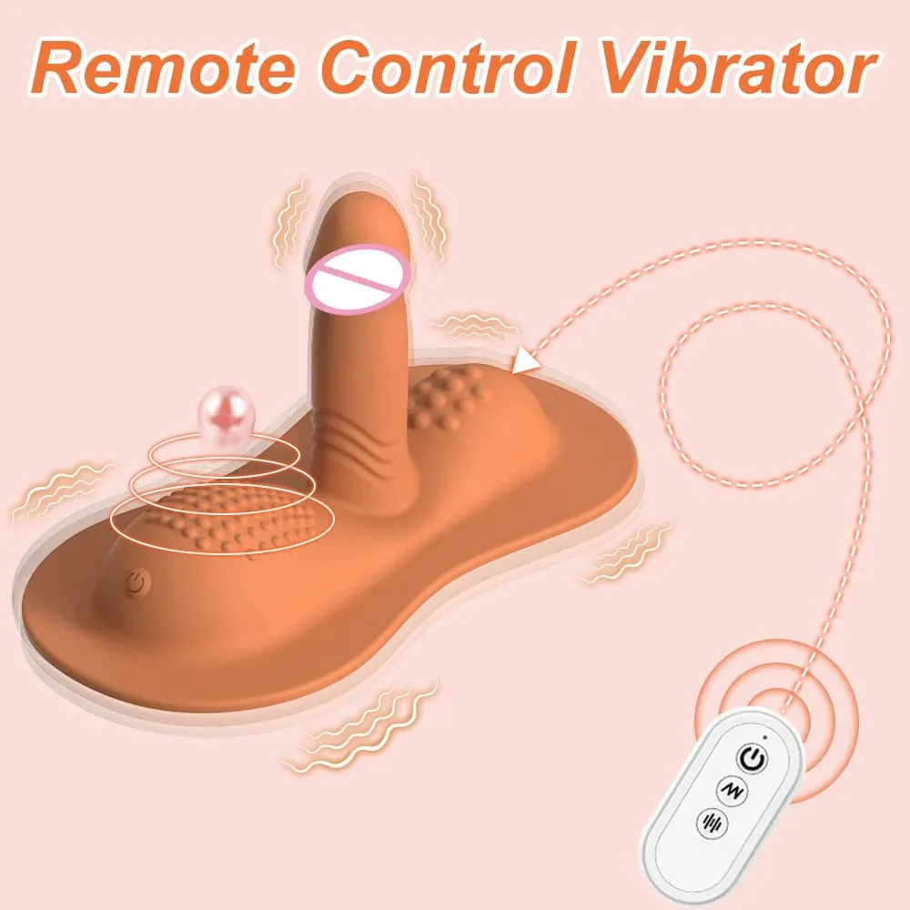 Almofada estilo feminino vibrador vibrador controle remoto 10 modos clitoral anal g-ponto estimulador masturbador feminino brinquedo sexual para mulher