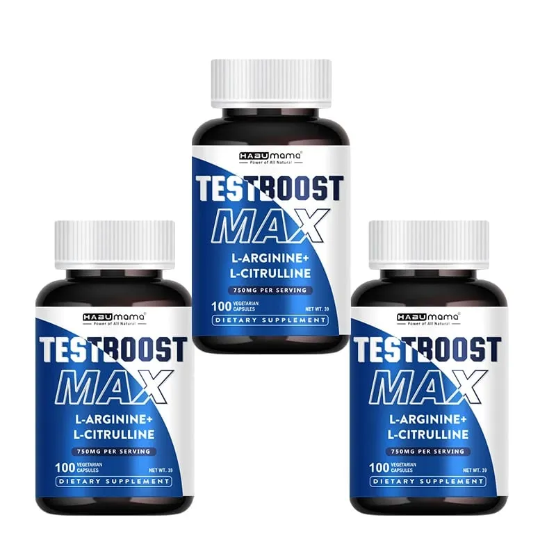 100 Comprimidos Test Boost Max Maior Força e Firmeza para Homens Aumentam o Desempenho de Resistência e Resultados Prolongados
