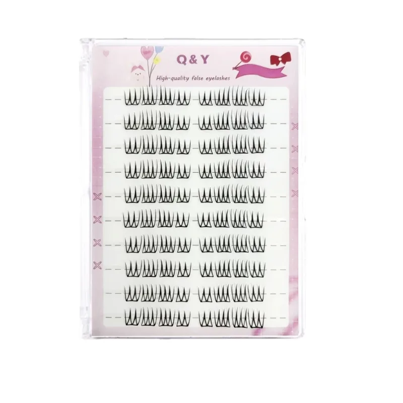 Grupo feminino 3.0 cílios postiços estilo natural coreano pequenos cílios finos de fibra sem necessidade de cola c curvado diariamente fundamentos de maquiagem dos olhos