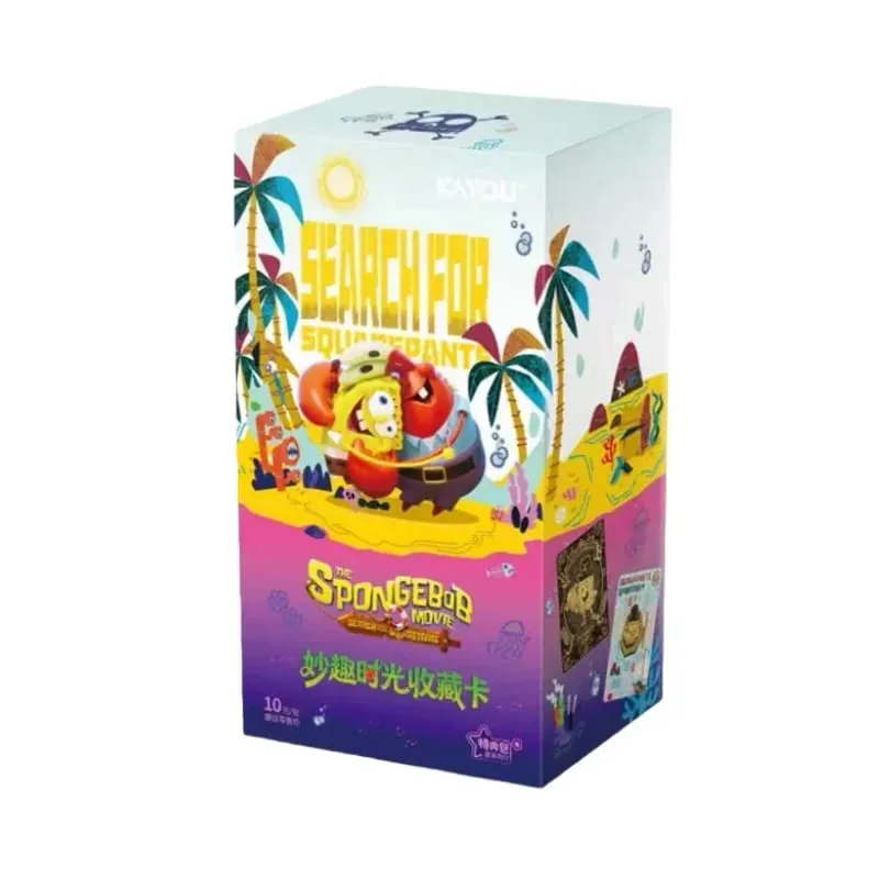 SpongeBob SquarePants Card Patrick Star Fun Time Gift Box Collection Cards ChildrenGifts Rare Collections Gift Toy