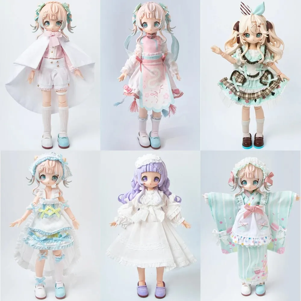 Em estoque wanmeng açucarado 1/8mjd caixa cega articulações móveis boneca figura de ação boneca brinquedo da moda ornamentos figura bonito presente