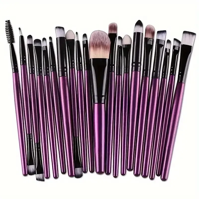 Conjunto de pincéis de maquiagem, 8 peças-20 peças, macio, fofo, sombra, detalhe, corretivo, blush, pó solto, base, iluminador, ferramenta de beleza