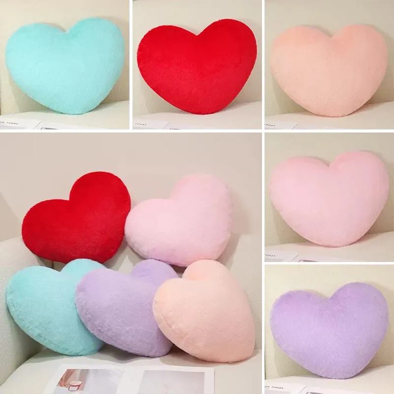 10/36cm simulação em forma de coração pelúcia lance travesseiro macio sofá almofada pelúcia brinquedos bonito pequeno pingente presentes dos namorados