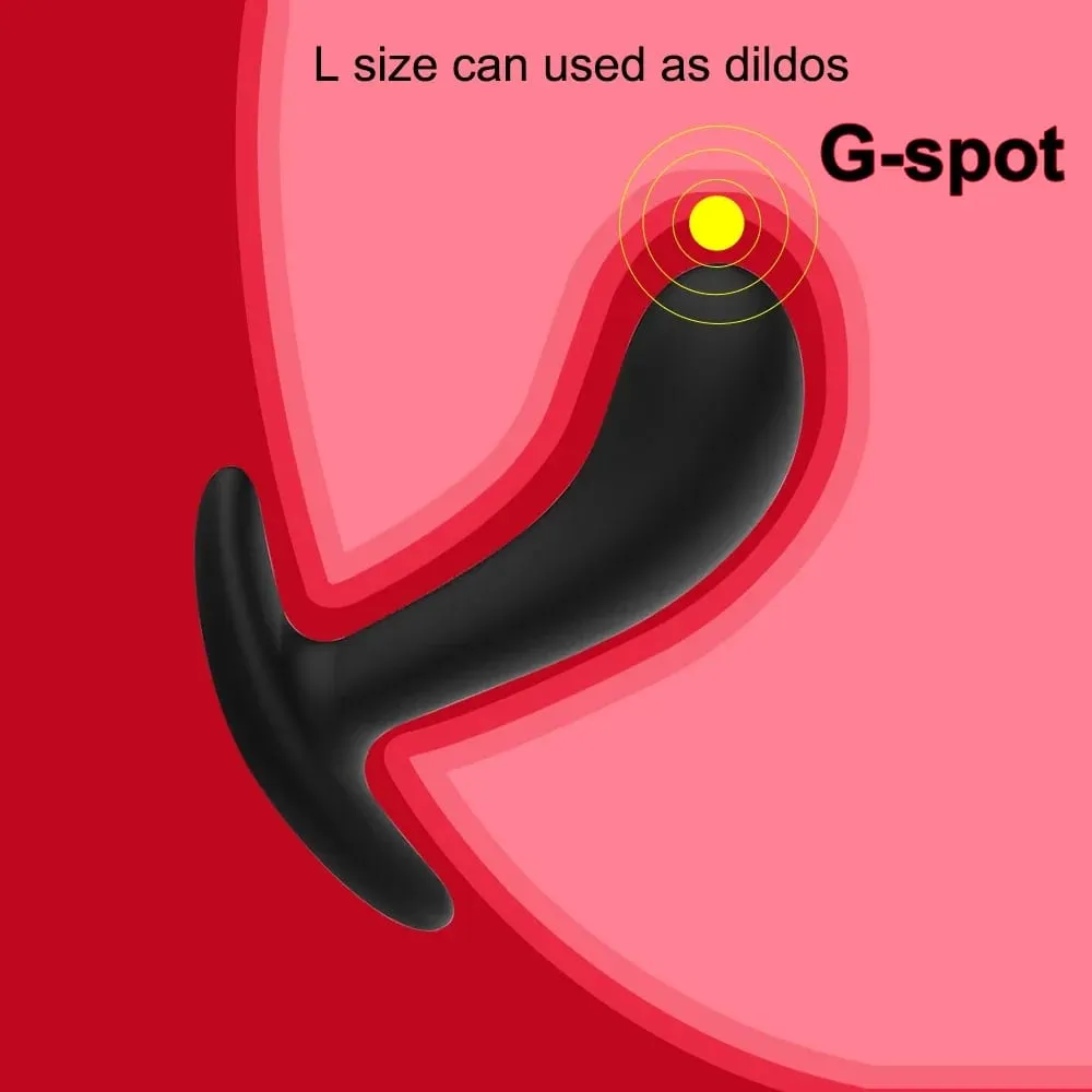 4 pçs iniciante silicone butt plug anal plug para homens massageador de próstata para gay mini bala anal vibrador brinquedo sexual para homens