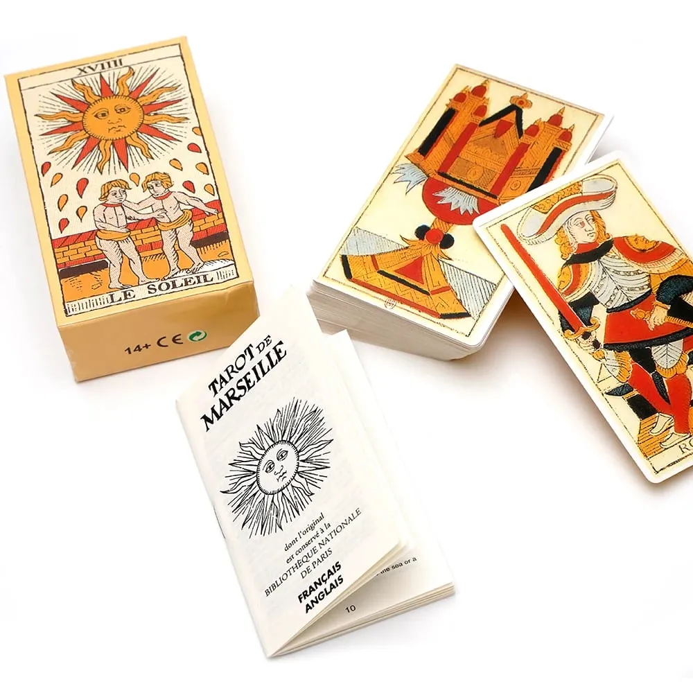Français Tarot de Marseille Tarot Cards de Conver 78 Lames booklet French 78 Card of The Tarot de Marseille Published Board Game