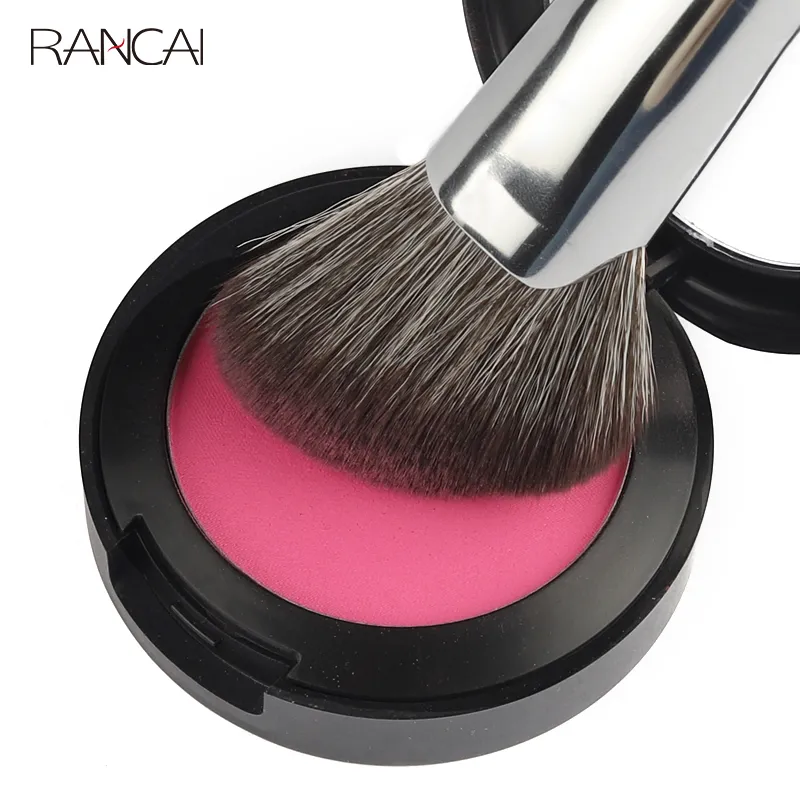 1 pçs pincéis de maquiagem ferramentas pó solto fundação contorno escova ângulo blush rosto cosméticos beleza compõem escova ferramenta