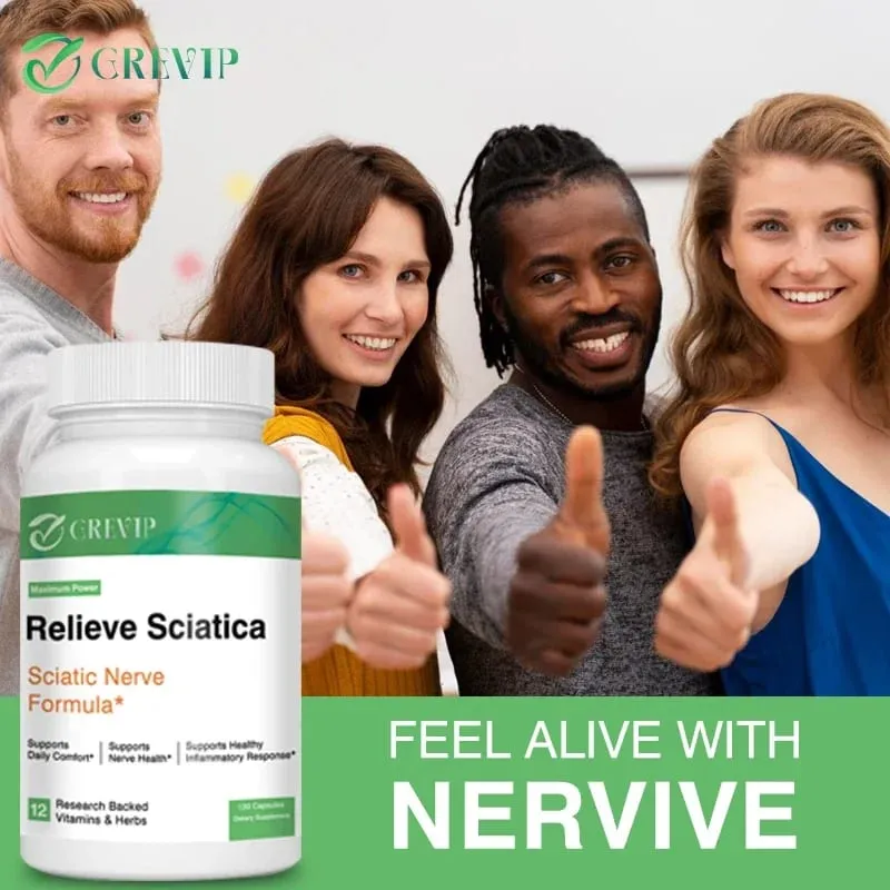 Sciatic Nerve Health Support - Improves Flexibility Strengthens Muscle and Endurance