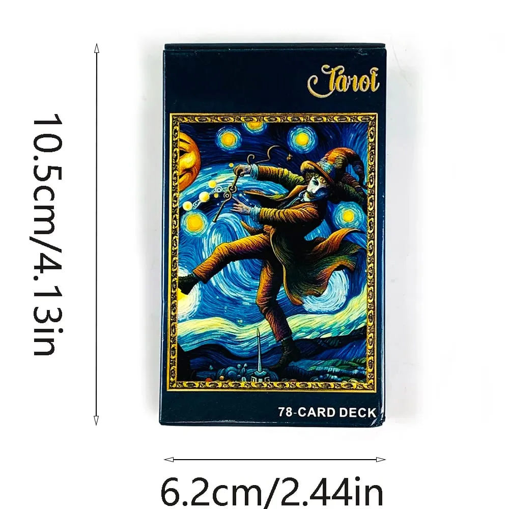 全新塔羅牌 78 張牌英文版算命占卜牌遊戲適合家庭聚會紙牌遊戲新年禮物