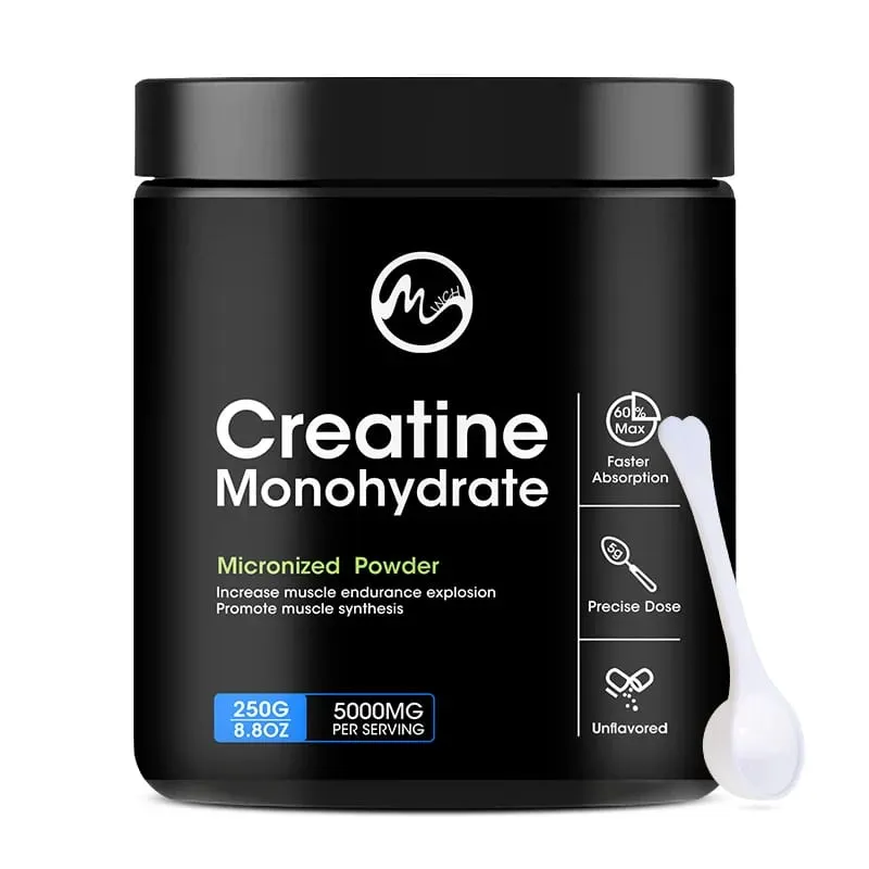 Proteínas de soro de desempenho energético de monohidrato de creatina para recuperação de massa muscular suplemento nutricional adulto amigável