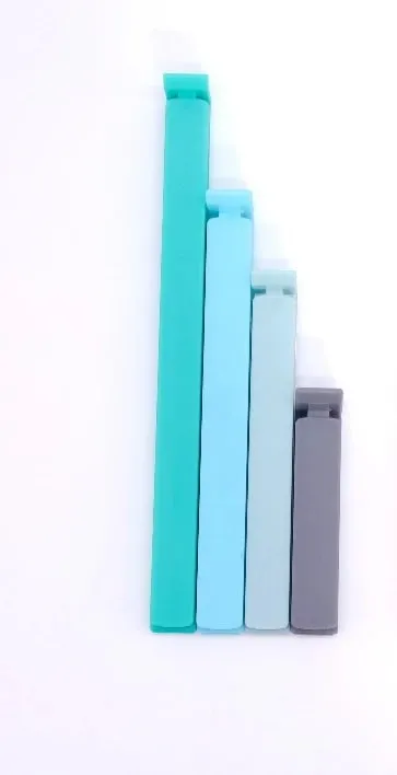 1pc/4 /8/10pcs clipes de vedação de plástico para cozinha alimentos frescor preservação clipes de vedação clipes de tamanho grande para lanches