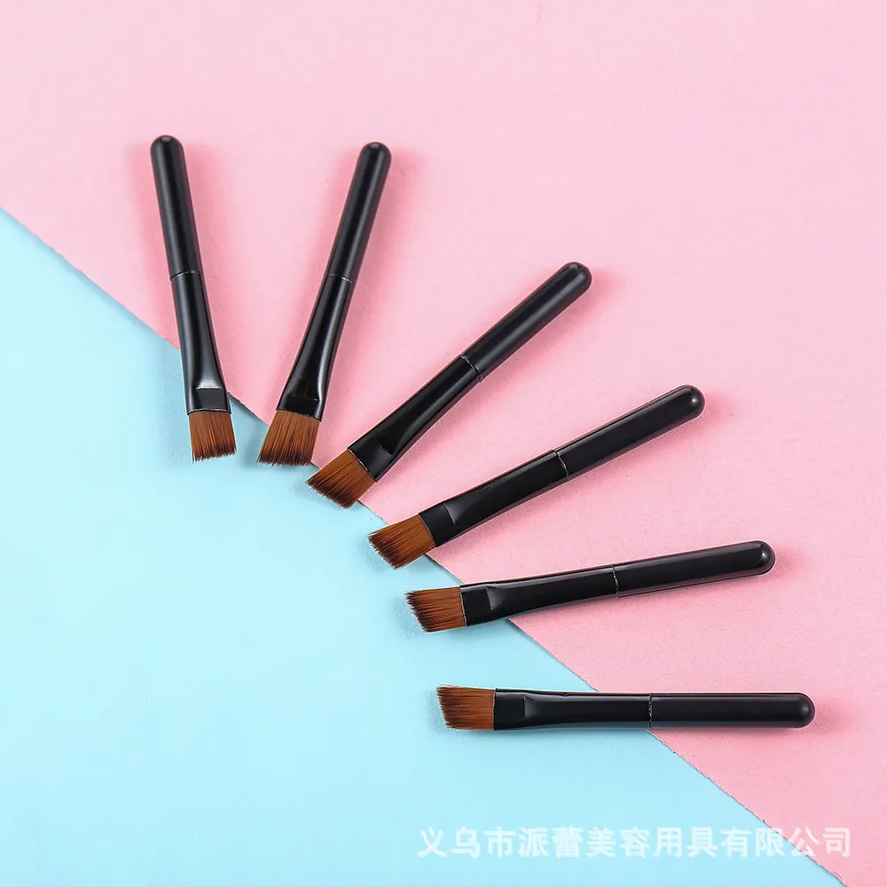 10 pçs/saco mini portátil dupla terminou escovas de sobrancelha prático sobrancelha corte pente e cílios ferramenta beleza para o casamento feminino — image 1