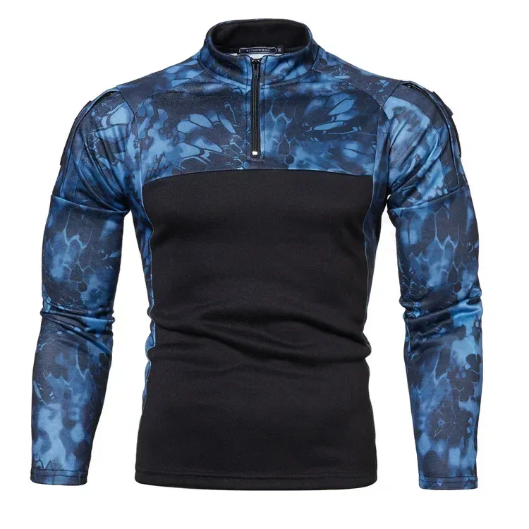New Pullovers Outdoor Sweatshirt Men Casual Slim Uniform Camouflage Hoodie Clothes Jogging Sweatshirts Long Sleeve Tops