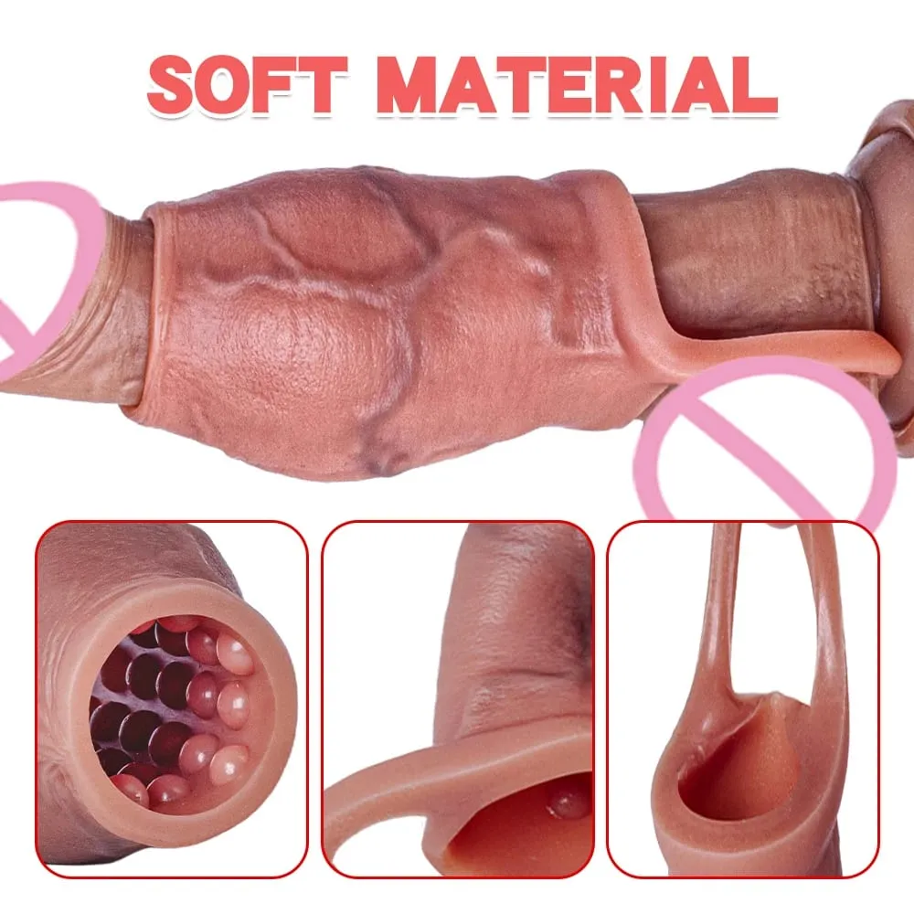Homem pau ampliação sêmen bloqueio anel para homem ejaculação retardada macio silicone pênis manga oco galo anel adulto 18 + brinquedo sexual