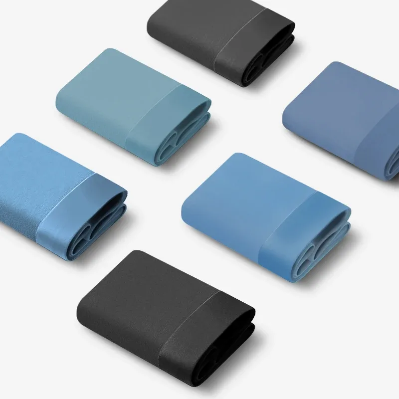 2 peças roupas íntimas masculinas, cuecas triangulares masculinas, antibacterianas sem costura, shorts triangulares respiráveis
