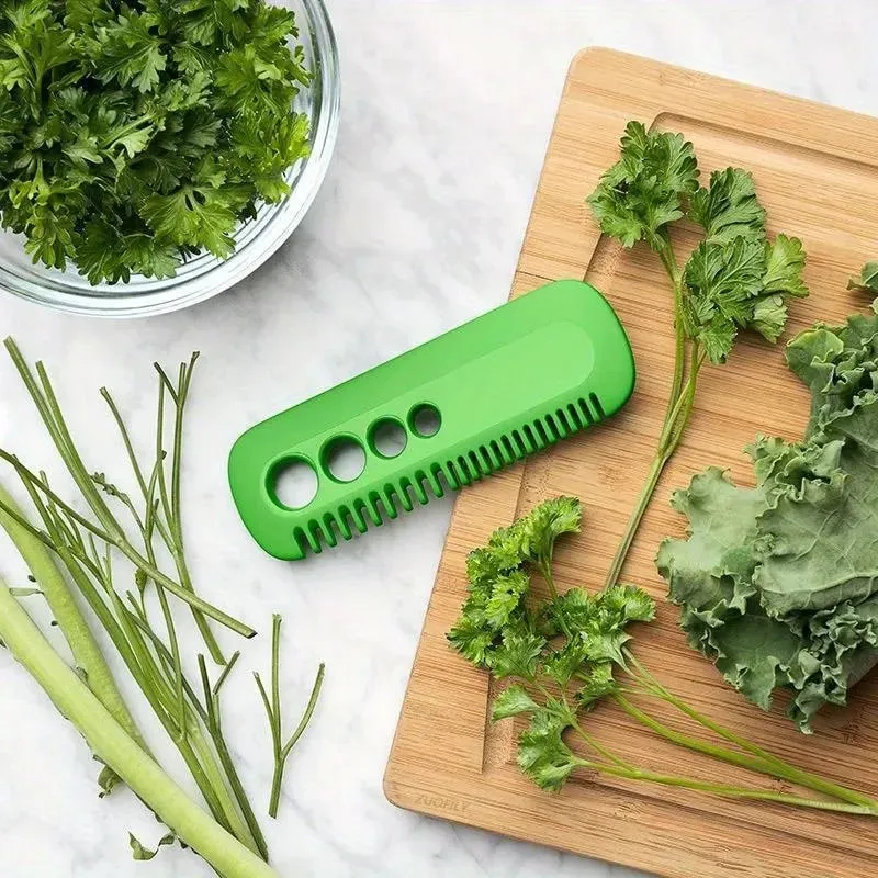 Multifunctional Cutter Stripper Vegetable Rosemary Kale Chard Collard Oregano Parsley Cilantro Leaf Remover Kitchen Peeling