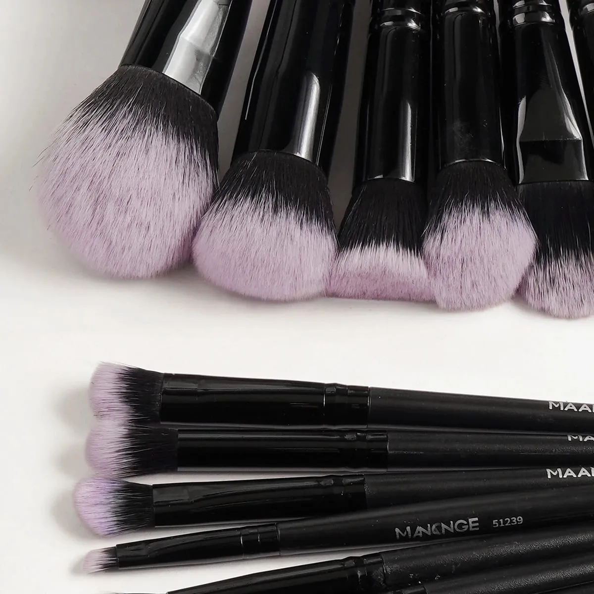 Conjunto de pincéis de maquiagem profissional, 18 peças, com 1 peça, pó, detalhe macio, base, contorno, blush, ferramentas de beleza