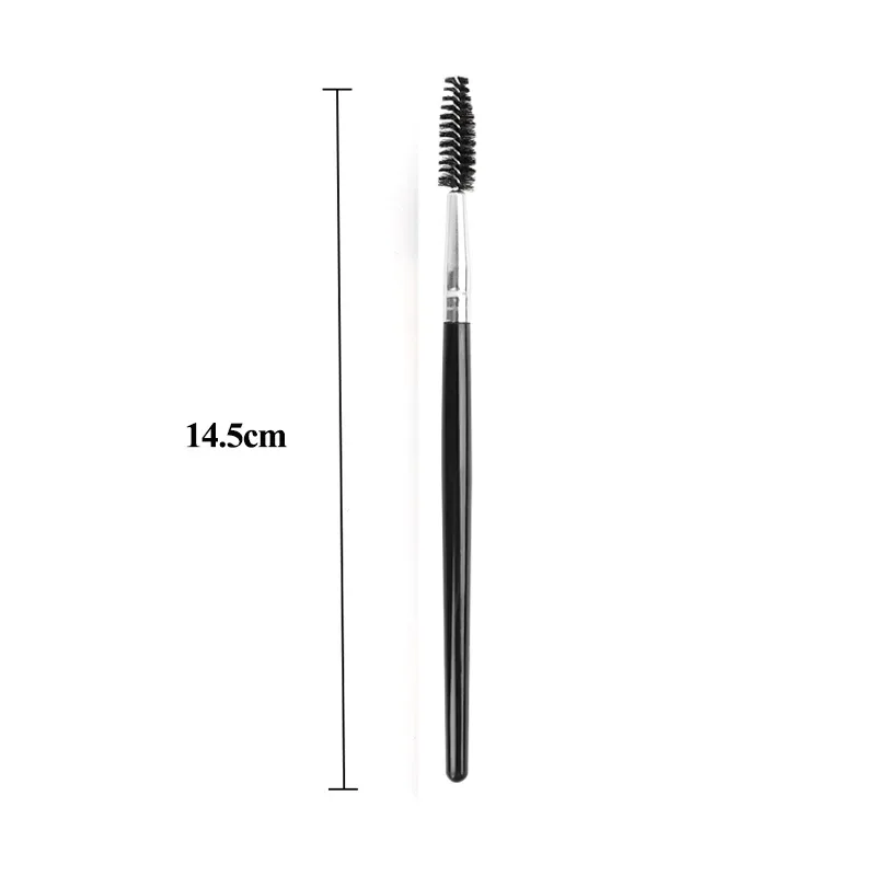1/10 pçs escovas de cílios macios torcido sobrancelha escova cotovelo contorno olho sobrancelha delineador escovas olhos mistura cosméticos maquiagem ferramenta