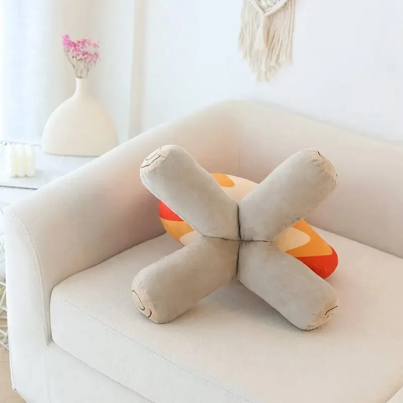 30cm/45cm engraçado simulação fogueira brinquedo de pelúcia macio recheado dos desenhos animados fogo boneca sala estar chão travesseiro almofada decoração presente