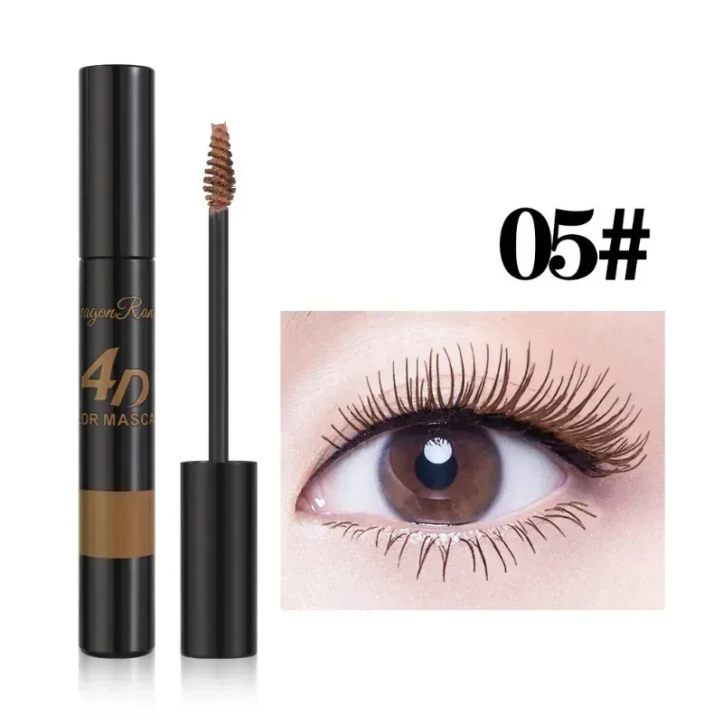 Rímel colorido maquiagem 4d sedoso natural cílios longos rímel à prova dwaterproof água extensão de longa duração grosso curling rímel