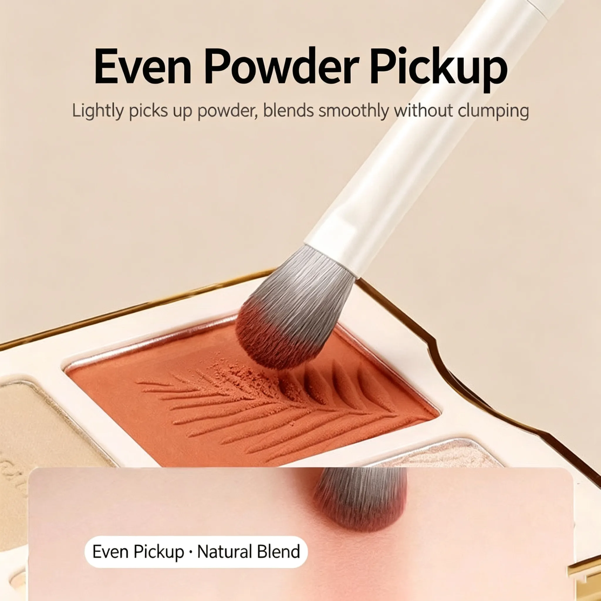 Conjunto de pincéis de sombra para iniciantes, incluindo delineador sob os olhos para aplicação de cores e pincéis para detalhes de mistura