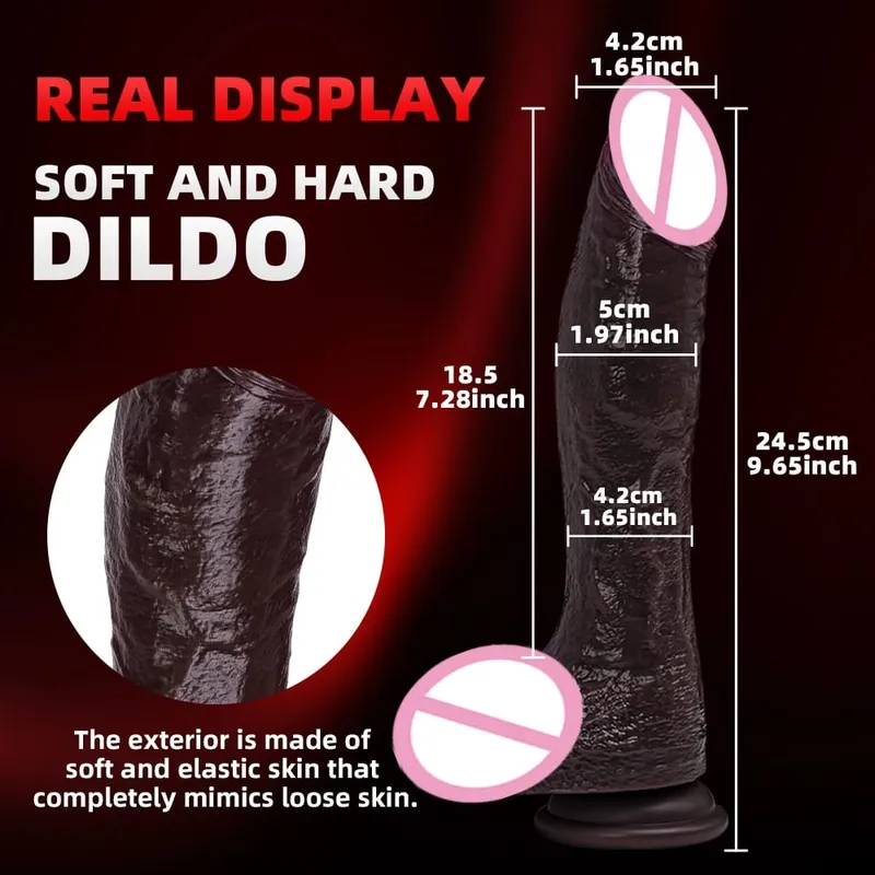 Realistic Black Dildo Vibrator Wireless Remote Rotating Penis Suction Cup Telescopic Vibrating Dildos Dick Sex Toys For Women