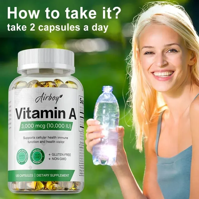 Vitamin A - Immune System & Reproductive Function Supports Healthy Skin & Eyes Antioxidant Activity