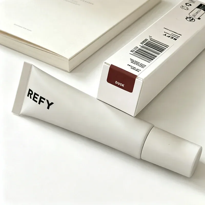 Brand Refy Lip Gloss Metal Applicator Deeply Moisturizing Nourishing Plumping Shine Non-Sticky Satin Nude Lip Makeup Cosmetics
