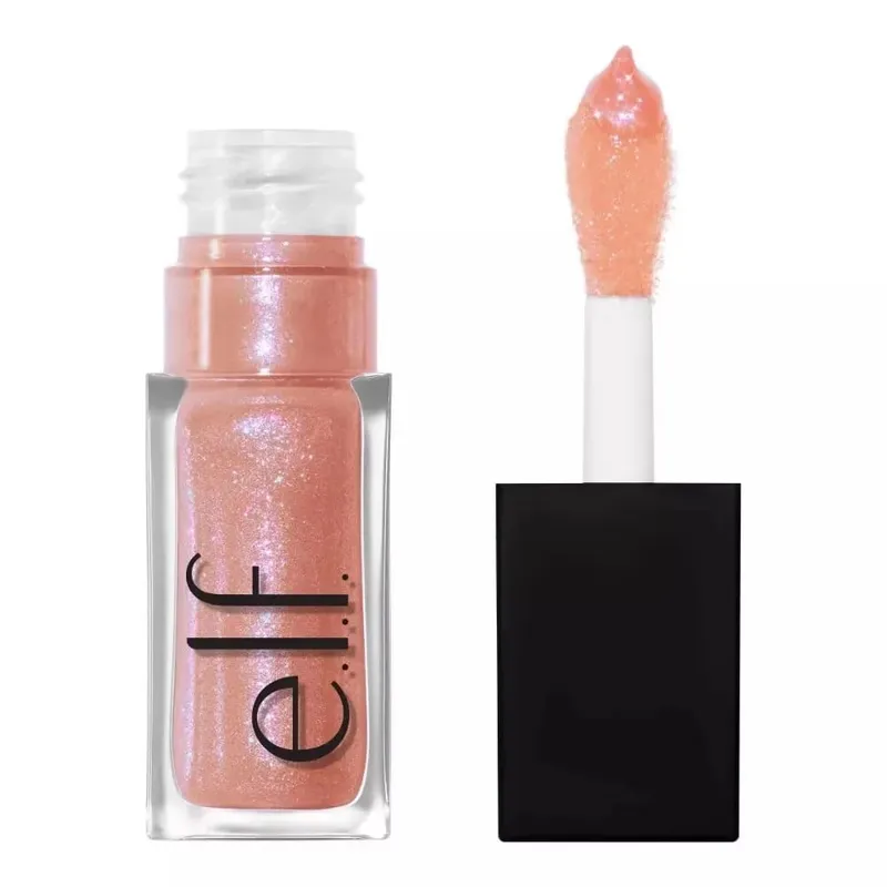 ELF Fashion Makeup Cosmetics Liquid Foundation Concealer and Brightening Lip Gloss with Flashing Lights Lip Oil Glossy Finish
