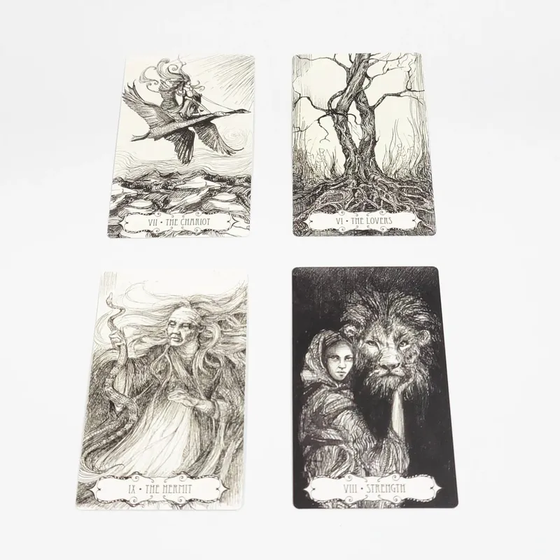 Cartas de tarô do abismo para adivinhação, uso pessoal, baralho de tarô, versão completa em inglês, jogos de tabuleiro oracle — image 3
