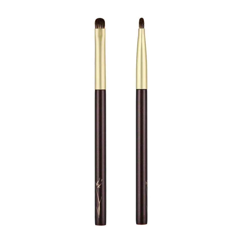 Pincel pequeno para sombra de olho, macio, lince, raposa vermelha, cabelo sd27, profissional, artesanal, pincel de maquiagem, ferramentas cosméticas, pincéis de maquiagem