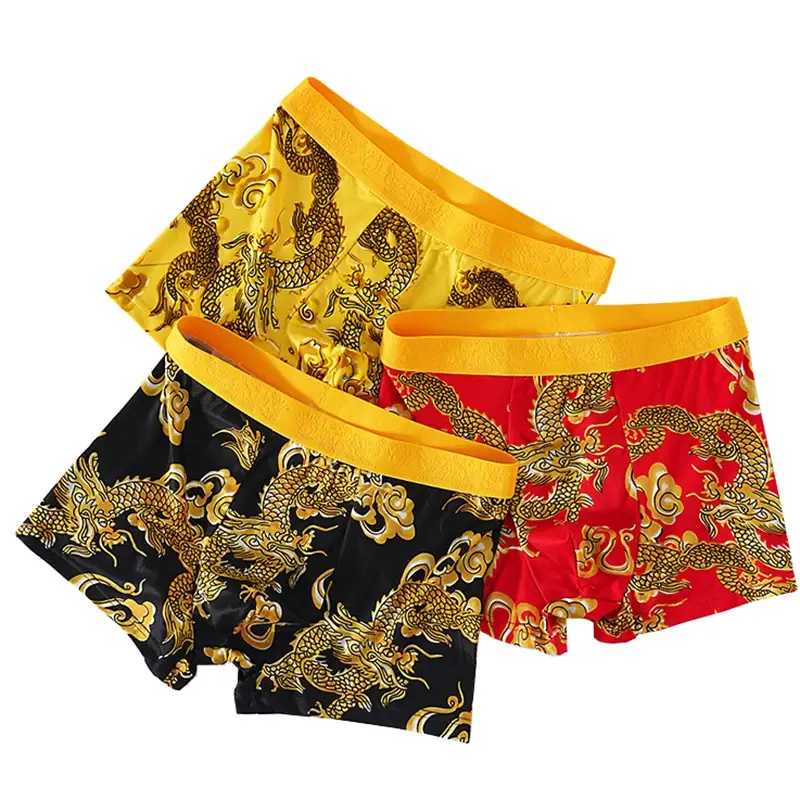 4 pçs/set roupa interior masculina padrão 3d sexy cuecas em forma de u bolsa convexa moda meninos calcinha novo estilo boxershorts masculino — image 9