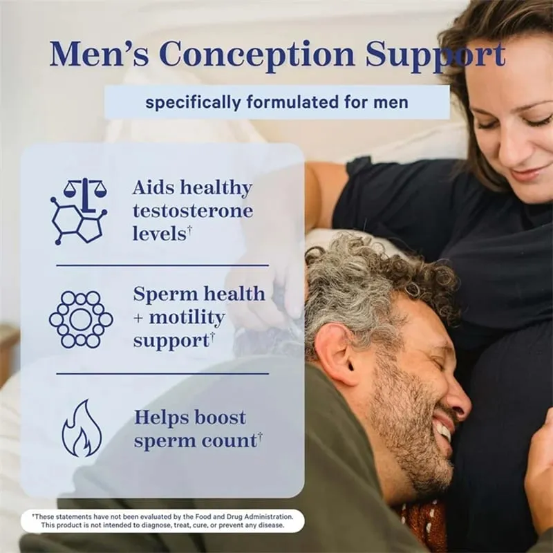 Fertilidade masculina - aumenta a força e a resistência, apoia a saúde reprodutiva masculina, melhora a fertilidade masculina, aumenta a motilidade dos espermatozoides