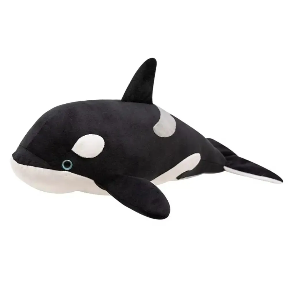 Animal Cartoon Simulated Killer whale Dolls PP Cotton Funny Great White Shark Plush Toys 32cm Kawaii Animals Plush Pillow