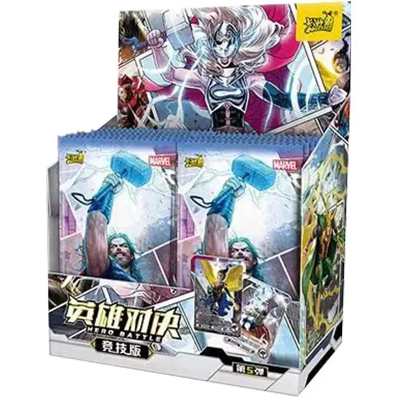 Genuine Card Heroes Duel Card Competitive Version Iron Man Thor Captain CR America Collection Cards Toys