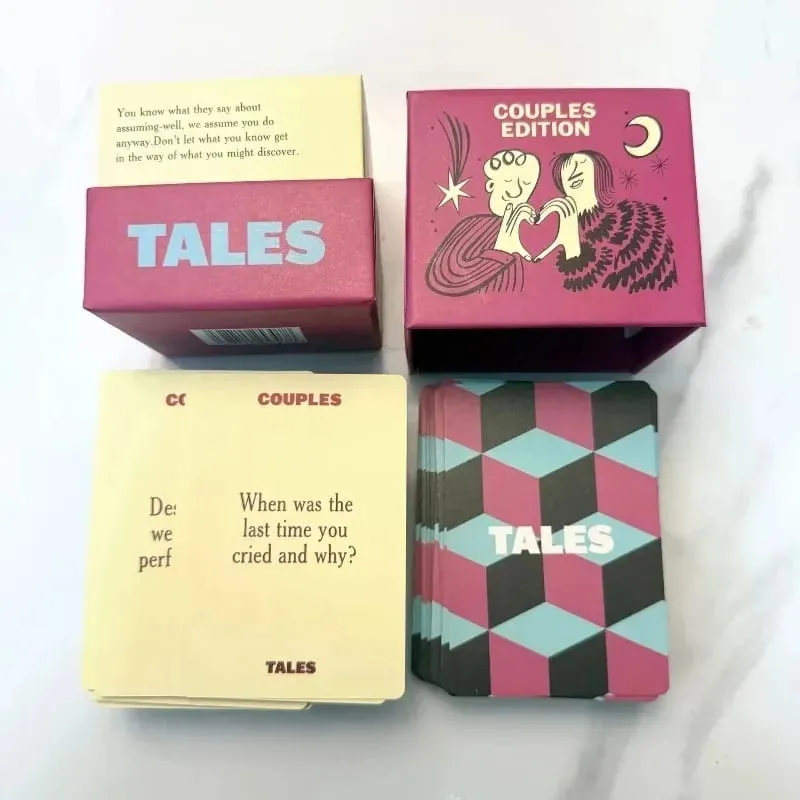對話卡牌遊戲情侶與家庭版互動問題卡聚會家庭情侶對話遊戲玩具禮物