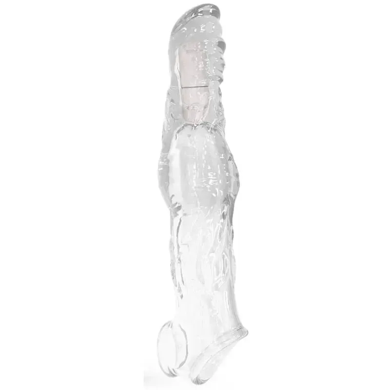 Penis Extension Sleeve Soft Delayed Ejaculation Condoms Beast Penis Extender Dick Sleeve Adult Sex Toys For Men Massage Vagina