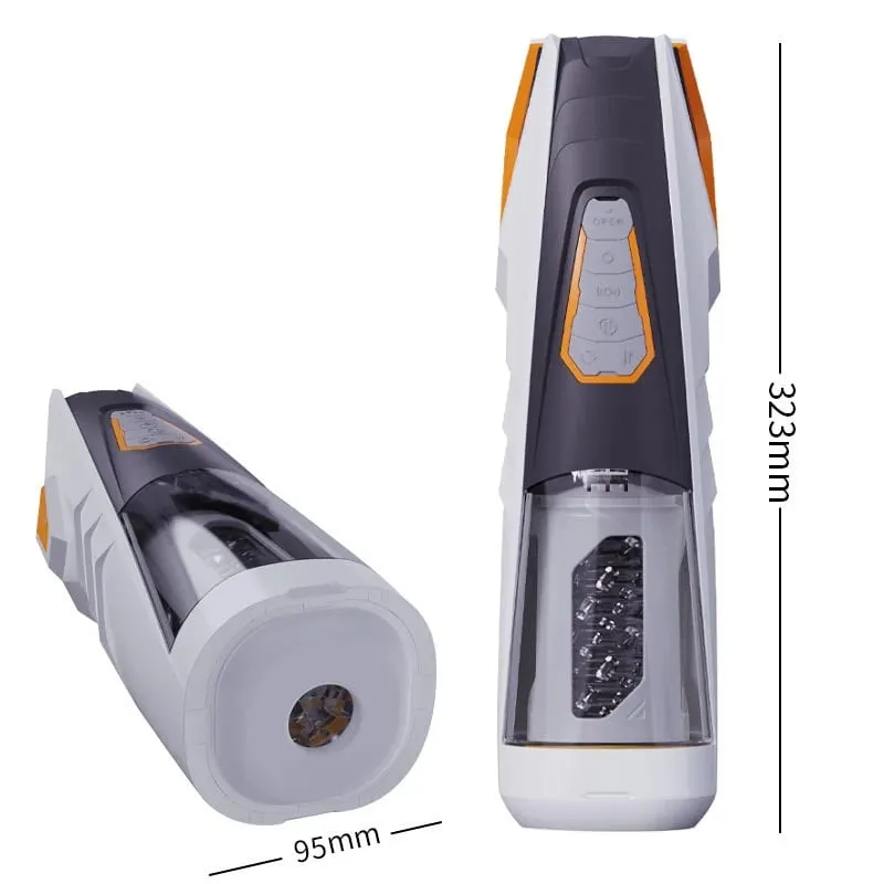 Automatic PistonTelescopic Rotating Male Masturbator MachineVagina Heating Moaning Thrusting Masturbation Sex Toys For Men