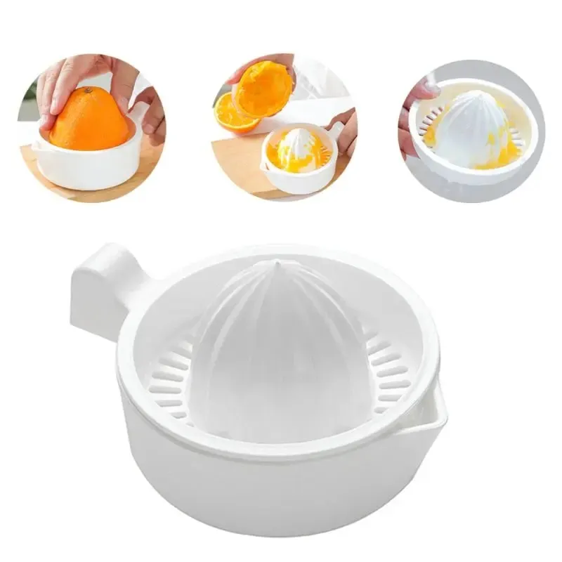 Mini Plastic Double Layer Household Manual Citrus Juicer Orange Lemon Fruit