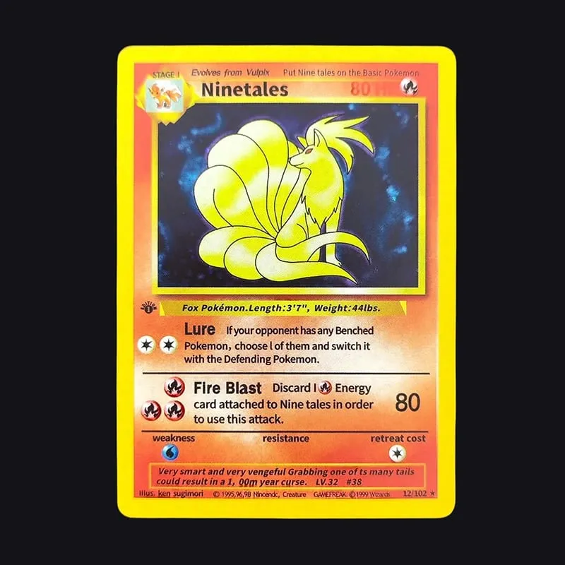 Proxy PKM Inglês JOGO 1ª EDIÇÃO Charizard Blastoise Venusaur Mewtwo Holo TCG Game Collection Card