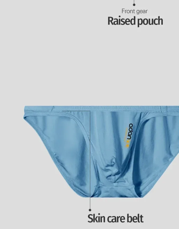Cuecas modais masculinas de cintura baixa, sexy, cor sólida, simples, triângulo, roupa íntima, esportes, respirável, confortável, calcinha masculina