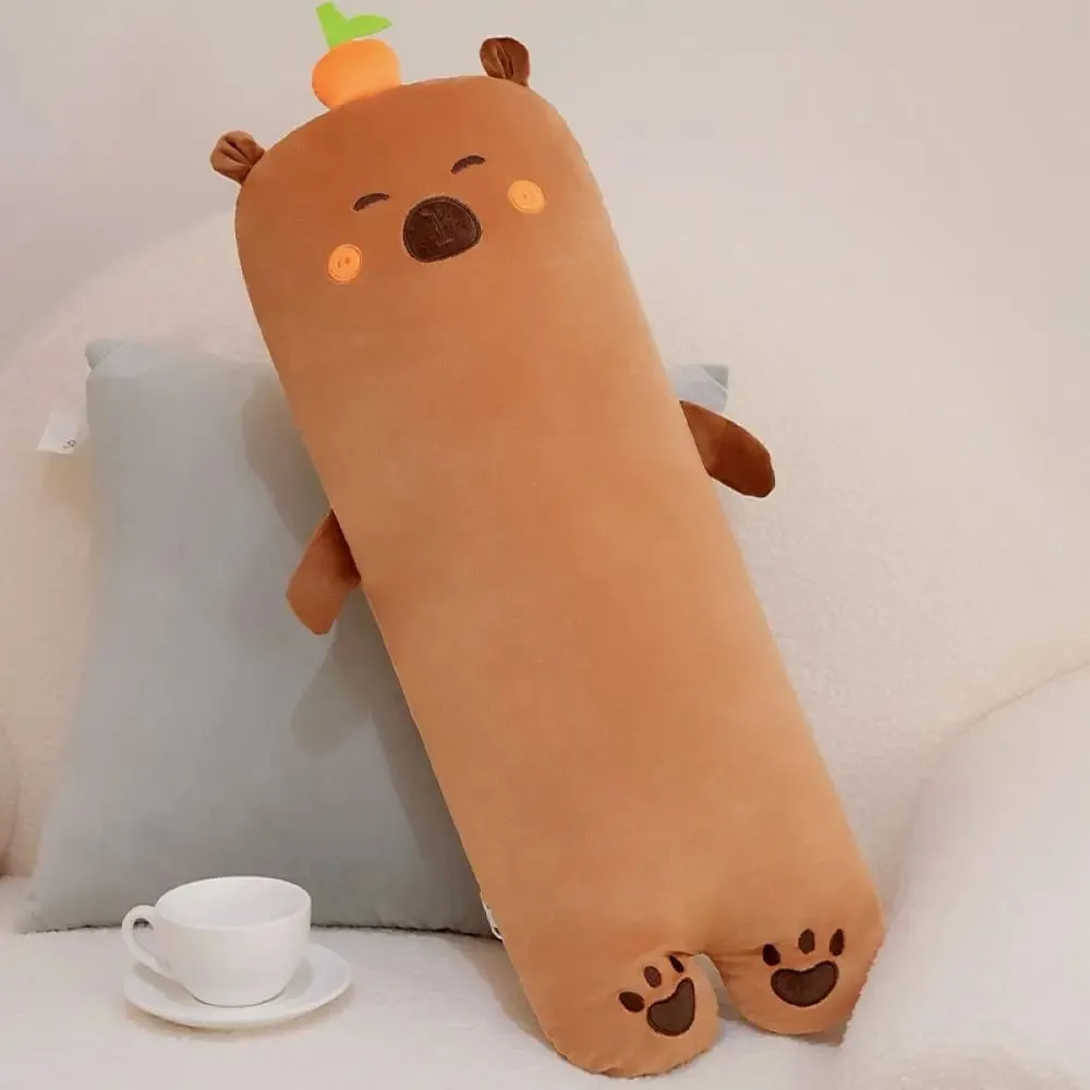 Travesseiro decorativo capivara de 70cm, confortável, estilo fofo, almofada macia, sofá-cama, travesseiro de abraço para decoração de casa