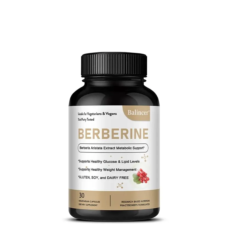 Berberine Capsules 500 Mg - Promotes Cardiovascular and Cholesterol Health Support Healthy Weight Management and Immune System