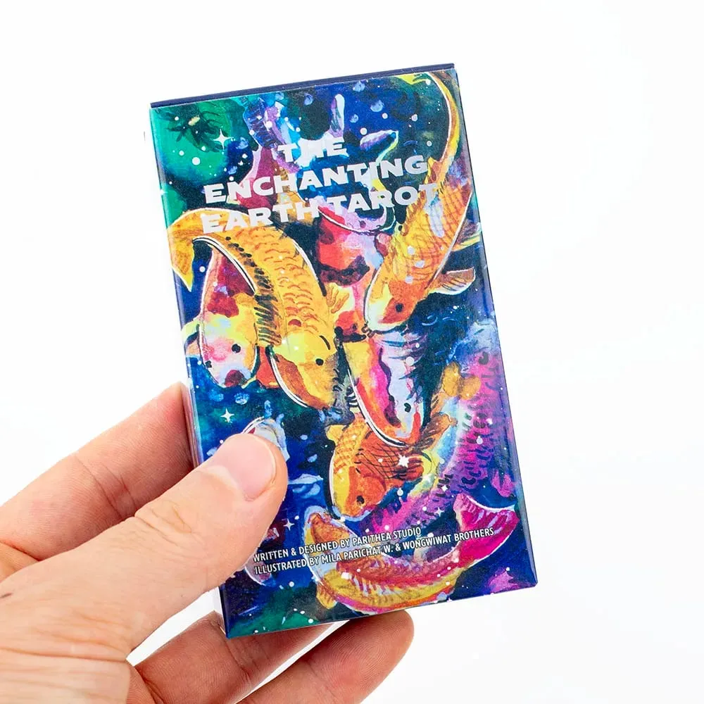 The Enchanting Earth Tarot 80-Card Deck Divination Edition Nature-Inspired Board Game for Intuitive Guidance and Self-Discovery